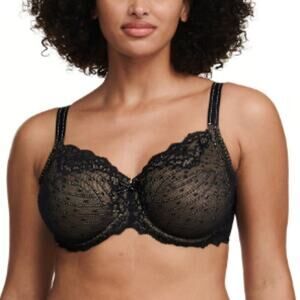 Chantelle Rive Gauche Full Coverage Unlined Bra Black Size 36DD
